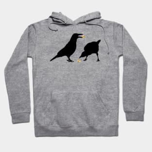 Halloween Candy Corn Crows Hoodie